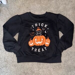 Jumping Beans Halloween Sweatshirt 4T Trick or Treat Pumpkin Cat